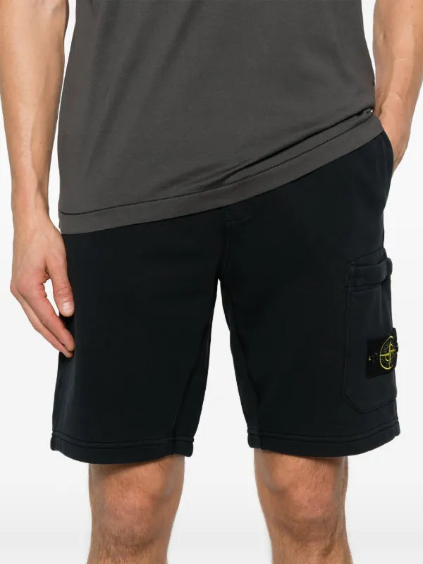 Stone Island track shorts - Black